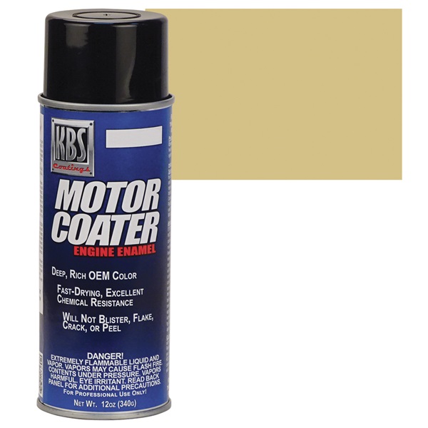 KBS Motor Coater Engine Enamel - Olds Gold, Aerosol